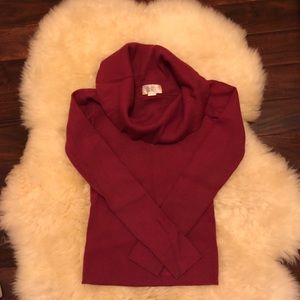 Ann Taylor Loft fold-over sweater